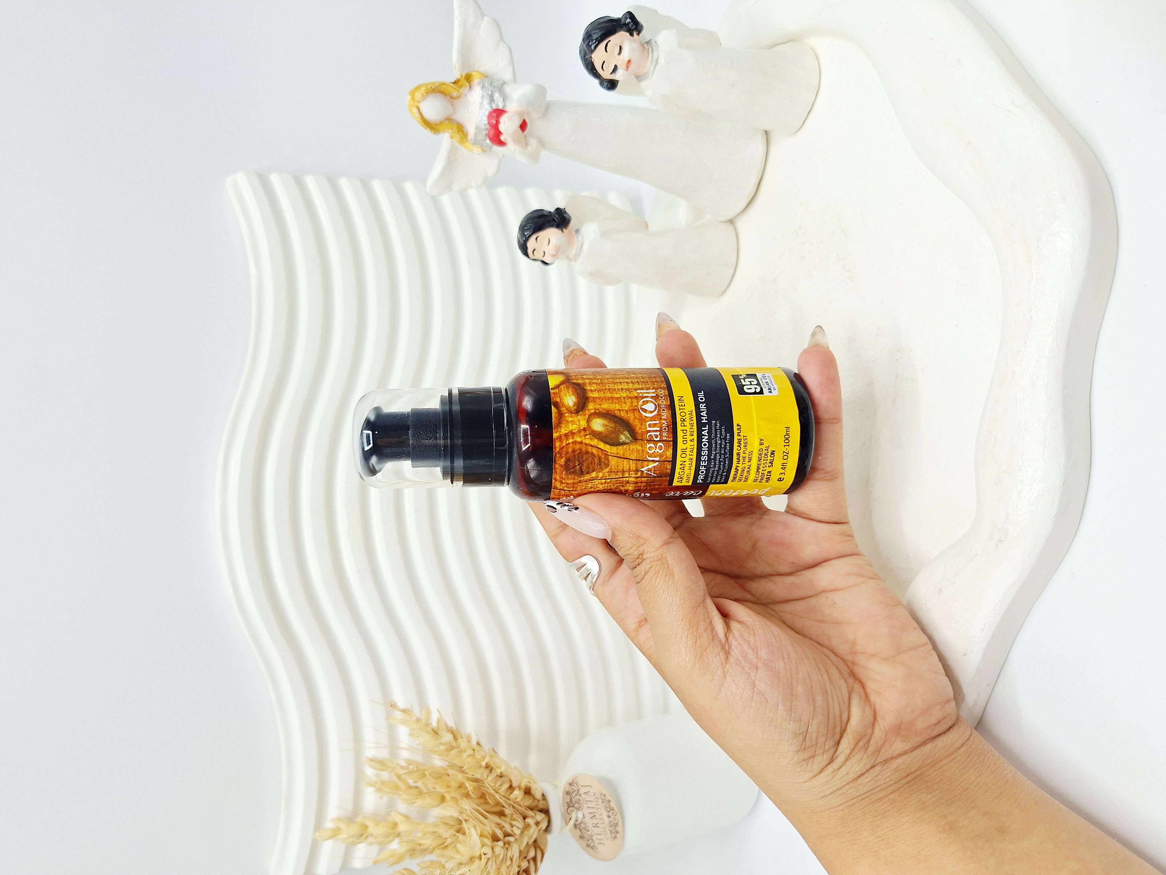 روغن مو آرگان تغذیه کننده مراکشی ساخت اسلواکی لایتنس 100میل (بدون کارتن) کد ۶۴۲۴